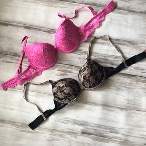 NATIVE INTIMATES / set of 2 Push up bras / Size 34B